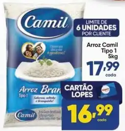 Lopes Supermercados Arroz Branco Tipo 1 oferta