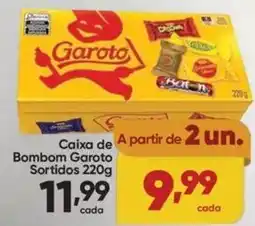 Lopes Supermercados Caixa de Bombom Garoto Sortidos oferta