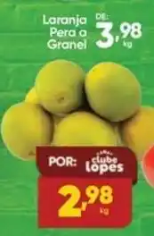 Lopes Supermercados Laranja Pera a Granel oferta