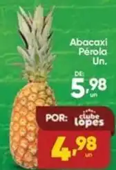 Lopes Supermercados Abacaxi Pérola oferta