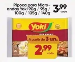 Lopes Supermercados Pipoca para Micro-ondas Yoki oferta