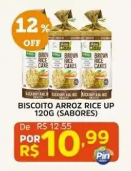 Pinheiro Supermercado Biscoito arroz rice up oferta