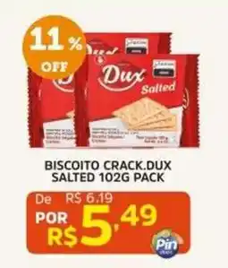 Pinheiro Supermercado Biscoito crack.dux salted oferta