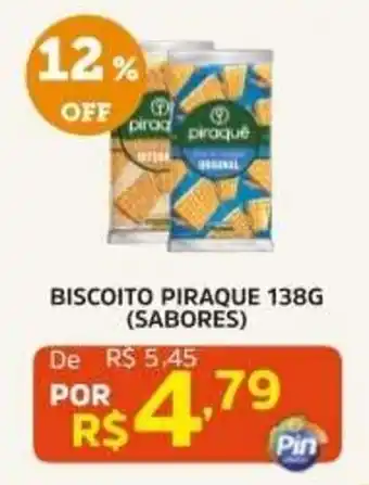 Pinheiro Supermercado Biscoito piraque (sabores) oferta