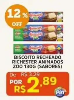 Pinheiro Supermercado Biscoito recheado richester animados oferta