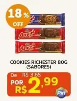 Pinheiro Supermercado cookies richester sabores oferta