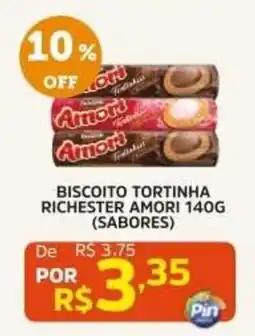 Pinheiro Supermercado Biscoito tortinha richester amori (sabores) oferta