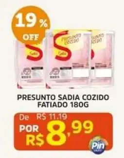 Pinheiro Supermercado Presunto sadia cozido oferta