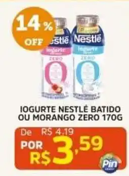 Pinheiro Supermercado Iogurte nestlé batido ou morango zero oferta