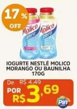 Pinheiro Supermercado Iogurte nestlé molico morango ou baunilha oferta