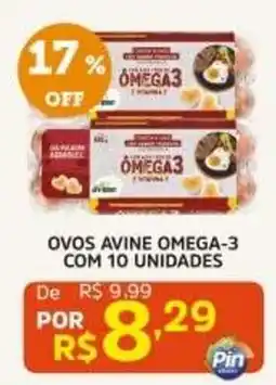Pinheiro Supermercado ovos avine omega-3 oferta