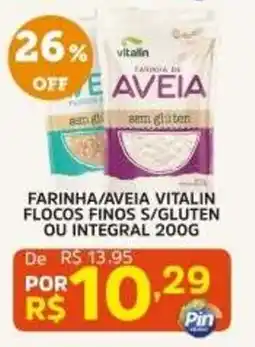 Pinheiro Supermercado Farinha/aveia vitalin oferta