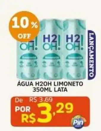 Pinheiro Supermercado Água h2oh limoneto oferta