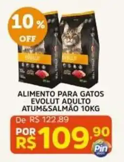 Pinheiro Supermercado alimento para gatos evolut adulto atum&salmão oferta