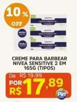 Pinheiro Supermercado creme para barbear nivea sensitive oferta