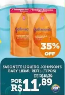 Pinheiro Supermercado Sabonete líquido johnson's baby oferta