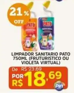 Pinheiro Supermercado Limpador sanitario pato oferta