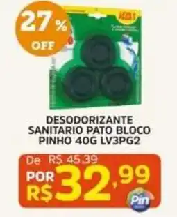 Pinheiro Supermercado desodorizante sanitario pato bloco pinho oferta