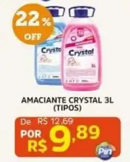 Pinheiro Supermercado amaciante crystal 3l (tipos) oferta