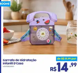 Casa Freitas Garrafa de Hidratação Infantil D'Casa oferta