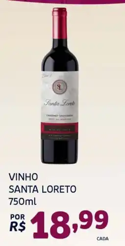 Bergamais Supermercados vinho santa loreto oferta