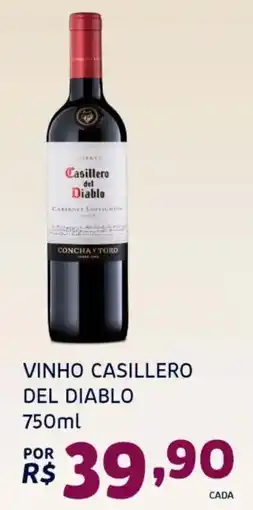 Bergamais Supermercados vinho casillero del diablo oferta
