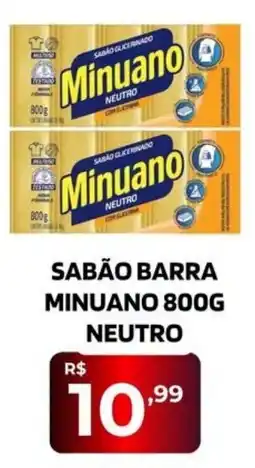 Supermercado Castanha Sabão barra minuano neutro oferta