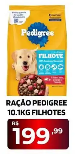 Supermercado Castanha Raçao pedigree filhotes oferta