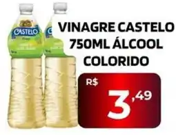 Supermercado Castanha vinagre castelo álcool colorido oferta