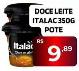 Supermercado Castanha Doce leite italac oferta