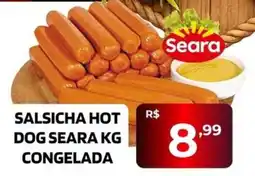 Supermercado Castanha Salsicha hot dog seara oferta