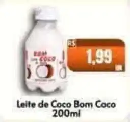 Supermercados Pague Menos Leite de Coco Bom Coco oferta