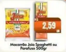 Supermercados Pague Menos Macarrão Joia Spaghetti ou Parafuso oferta