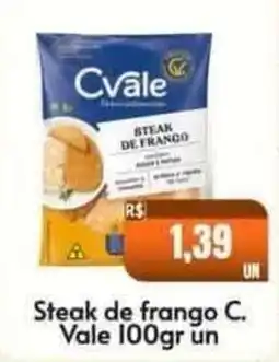 Supermercados Pague Menos Steak de frango c. oferta