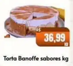 Supermercados Pague Menos Torta Banoffe sabores kg oferta