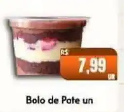 Supermercados Pague Menos Bolo de Pote un oferta