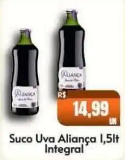 Supermercados Pague Menos Suco Uva Aliança Integral oferta
