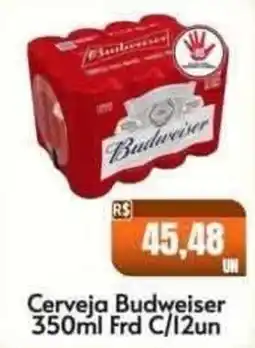 Supermercados Pague Menos Cerveja Budweiser oferta