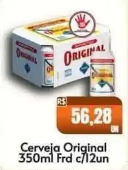 Supermercados Pague Menos Cerveja original oferta