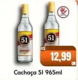 Supermercados Pague Menos Cachaça 51 oferta