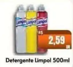 Supermercados Pague Menos Detergente limpol oferta