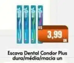 Supermercados Pague Menos Escova Dental Condor Plus oferta