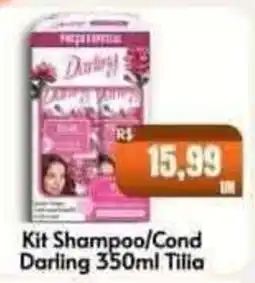 Supermercados Pague Menos Kit Shampoo/Cond Darling 350ml Tilia oferta