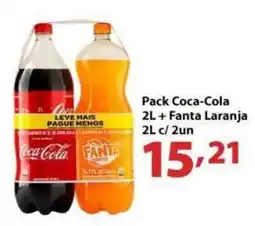 Supermercados Tischler Pack Coca-Cola 2L + Fanta Laranja oferta