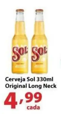 Supermercados Tischler Cerveja Sol original long neck oferta