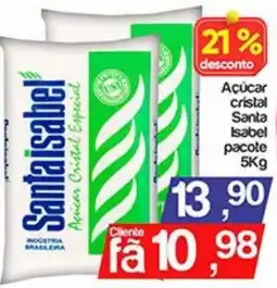 Supermercados Gricki Açúcar cristal santa isabel oferta