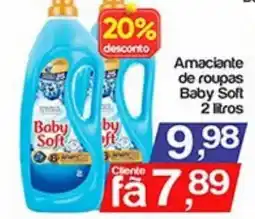 Supermercados Gricki Amacianete de roupas Baby Soft oferta