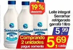 Supermercados Gricki Leite integral oferta