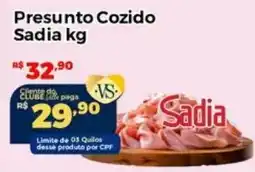 Villarreal Supermercados Presunto Cozido Sadia oferta