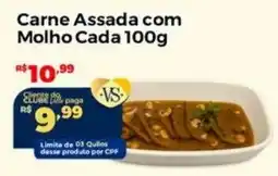 Villarreal Supermercados Carne Assada com Molho Cada oferta